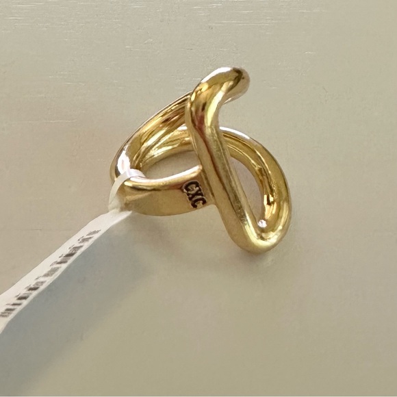 CXC NWT 8 9 Victoria Ring in Gold • Chunky Rounded Statement Piece • Boutique - Picture 6 of 16